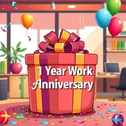 1 Year Work Anniversary Email Template featured image