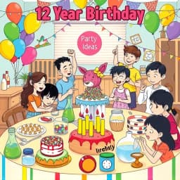 12 Year Old Party Ideas icon