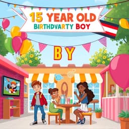 15 Year Old Birthday Party Ideas Boy icon