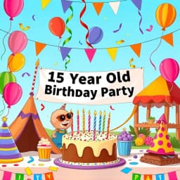 15 Year Old Birthday Party Ideas icon