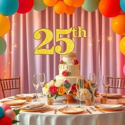 25th Anniversary Party Ideas icon