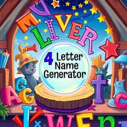 4 Letter Name Generator icon