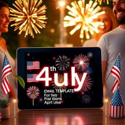 4th of July Email Template icon