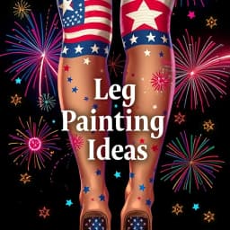 4th of July Leg Painting Ideas icon