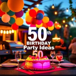 50th Birthday Party Ideas for Men icon