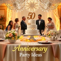 50th Wedding Anniversary Party Ideas icon