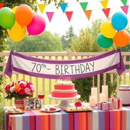70th Birthday Party Ideas for Mom icon