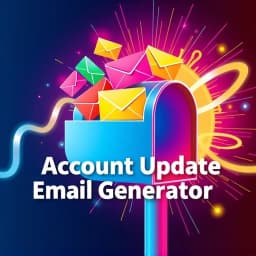 Account Verification Email Generator icon