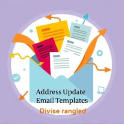 Address Update Email Template icon
