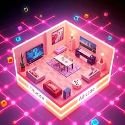 Adjacency Matrix Interior Design icon