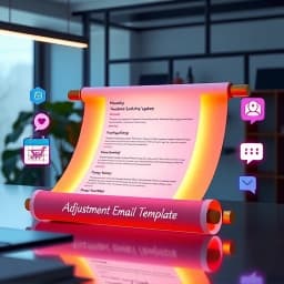 Adjustment Email Template icon