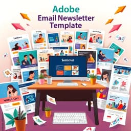 Adobe Email Newsletter Template icon