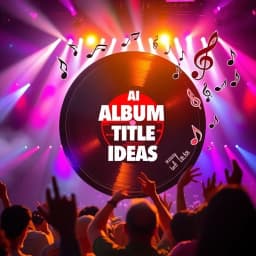 AI Album Title Ideas and Rock Band Musical Act Name Generator icon