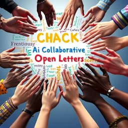 AI Collaborative Open Letter Generator icon