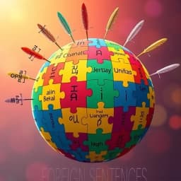 AI Foreign Language Sentence Completion Generator icon