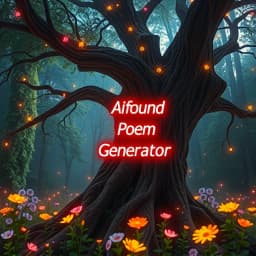 AI Found Poem Generator icon