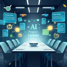 AI Project Update Meeting Minutes Generator icon