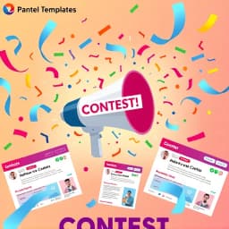AI Social Media Contest Announcement Generator icon