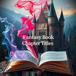AI Unique Fantasy Book Chapter Titles Generator icon