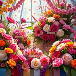 AI Unique Flower Bouquet Name and Description Generator icon