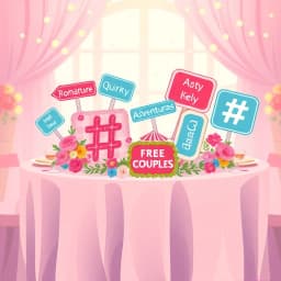 AI Wedding Hashtag Ideas Generator for Different Couple Personalities icon