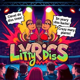 AI Witty Diss Lyrics and Comeback Roasts Generator for Rap Battles icon