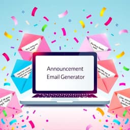Announcement Email Generator icon