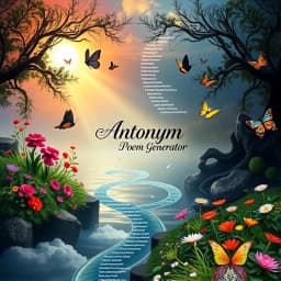 Antonym Poem Generator icon