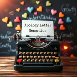 Apology Letter Generator to Teacher icon