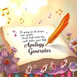 Apology Poem Generator icon