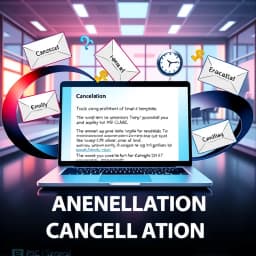 Appointment Cancellation Email Template icon