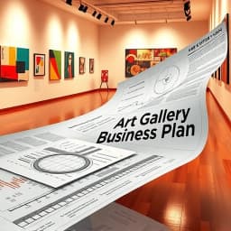 Art Gallery Business Plan icon
