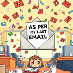 As Per My Last Email Meme Template icon