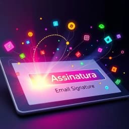 Assinatura Email Template icon