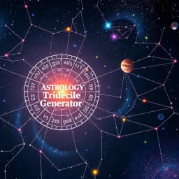 Astrology Tridecile Generator icon