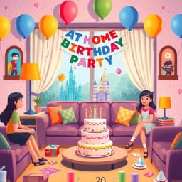 At Home Birthday Party Ideas icon