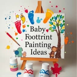 Baby Footprint Painting Ideas icon