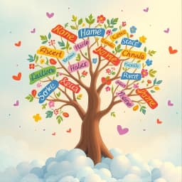 Baby Name Generator with Middle and Last Name icon