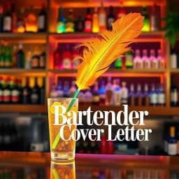 Bartender Cover Letter Generator icon