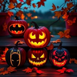 Batman Pumpkin Painting Ideas icon