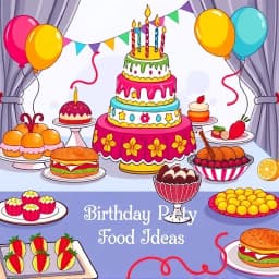 Birthday Party Food Ideas icon