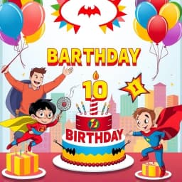 Birthday Party Ideas for 10 Year Old Boy icon