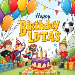 Birthday Party Ideas for 9 Year Old Boy icon
