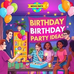Birthday Party Ideas Teens icon