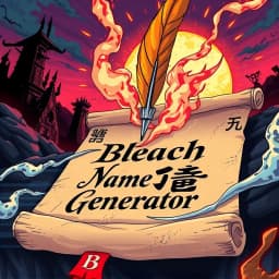 Bleach Name Generator icon