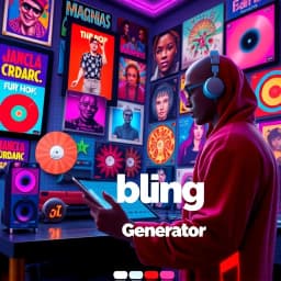 Bling Album Cover Generator icon