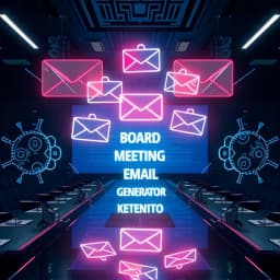 Board Meeting Email Generator icon