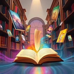 Book Cover Illustration Generator icon