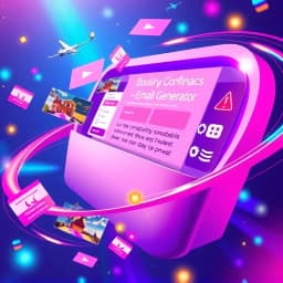 Booking Confirmation Email Generator icon