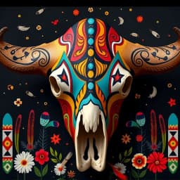 Buffalo Skull Painting Ideas icon